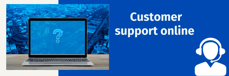 Customer support online