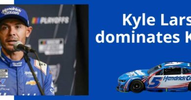 why Kyle Larson dominates Kansas