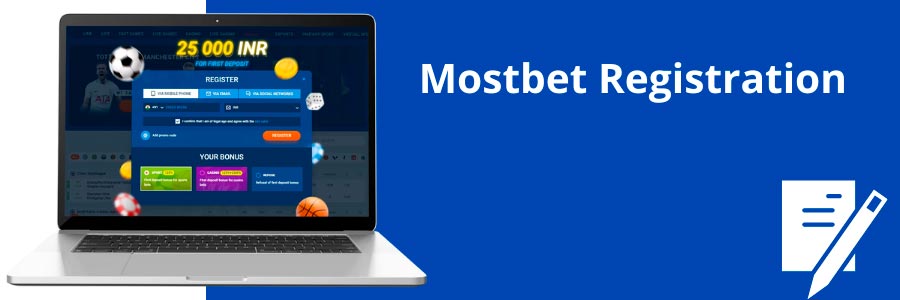 Mostbet registration is very fast